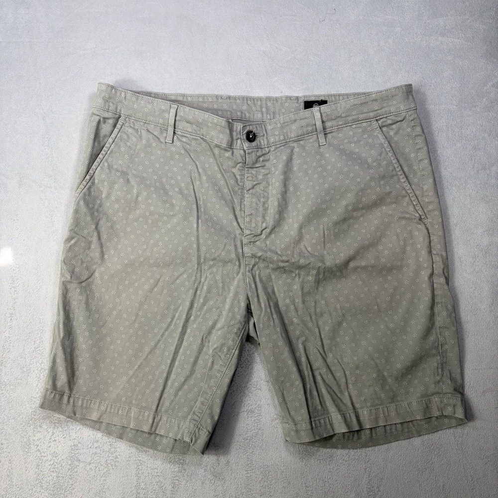 AG Adriano Goldschmied Wanderer Slim Trouser Shorts Mens Size 40 Light Grey